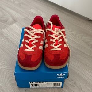 Adidas Kids Samba OG Bright Red Sneakers